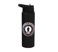 Honoring All Who Served Thank You Veterans Day US Patriotic Stainless Steel Insulated Water Bottle