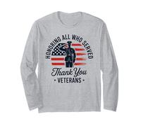 Honoring All Who Served Veterans Day Long Sleeve T-Shirt