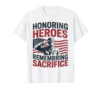 Honoring Heroes Remembering Sacrifice Veteran’s Day Salute T-Shirt