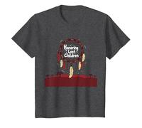 Honoring Lost Children Dreamcatcher Indigenous Memorial T-Shirt, Kids, Dark Heather Grey, 8 Years