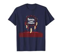Honoring Lost Children Dreamcatcher Indigenous Memorial T-Shirt, Men, Navy, XL