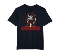 Honoring Lost Children Dreamcatcher Indigenous Memorial T-Shirt, Men's Big and Tall, Black, 2X Tall