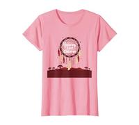 Honoring Lost Children Dreamcatcher Indigenous Memorial T-Shirt, Women, Pink, S