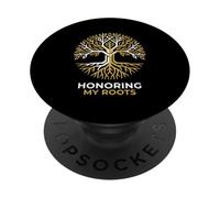 Honoring My Roots Genealogy Researcher PopSockets Adhesive PopGrip