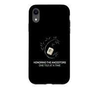 Honoring The Ancestors One Tile At A Time Mahjong Player Case for iPhone XR