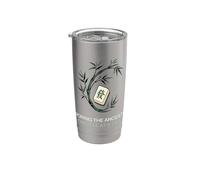 Honoring The Ancestors One Tile At A Time Mahjong Player Stainless Steel Insulated Tumbler