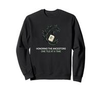 Honoring The Ancestors One Tile At A Time Mahjong Player Sweatshirt