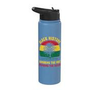 Honoring The Past Inspiring The Future Black History Month Stainless Steel Insulated Water Bottle