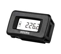 HonorMeet Digital AC/DC 5V to 277V Hour Meter for Generator, Maintenance LCD Hours Counter,Waterproof Design for Gas/Diesel Powered Garden Tractor Alternator Compressor ATV Boat Golf Cart Forklift.