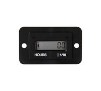 HonorMeet Digital AC Hours Counter, Applicable to 90V 110V 120V 220V 230V,Total Hours Logging,Data Storage for Garden Tractor Generator Go-kart Motorbike RV Motorhome Snowmobile.(REC-AC)