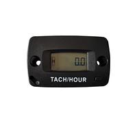 HonorMeet Digital Battery Powered Hours Tachometer, Small Engine Hours and RPM Meter,Maintenance Reminder for Gas Engine Powered Garden Tractor Chainsaw Generator Motorcycle Outboard Motor etc.