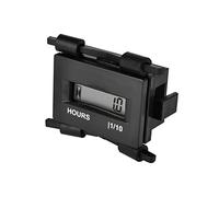 HonorMeet Digital Solid State Hour Meter, Applicable to 12V 24V 36V 48V 60V,TOT Hours Logging,Data Storage for Garden Tractor Generator Go-kart Motorbike RV Motorhome Snowmobile.(REC/ACDC)