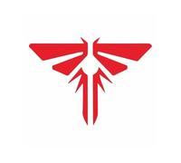 Honormi The Last Of Us Fireflies Car Truck Bumper Window Funny Vinyl Decal Sticker Video Game Laptop Decor(Red,12cmx8cm)
