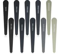 Honoson 10 Pcs Sanding Sticks Buffing Sanding Sticks for Plastic Models Assorted Grits Crafts Metal Wood Sandpaper Tools(Low Grits Rating,Water Drop Style)