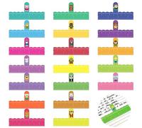 Honoson 100 Pcs Finger Spacers for Kids Writing, Handwriting Tool, Colorful Animal Dyslexia Spacers for Kids Handwriting, Kindergarten Back to School Classroom Supplies, 20 Styles