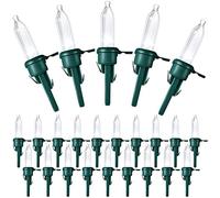 Honoson 120 Pieces LED Replacement Christmas Bulb 3v Waterproof LED Lights Bulb Bulk for Christmas Tree Decorations Xmas Indoor Outdoor Home Light Decor