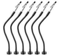 Honoson 6 Pack Magnetic Helping Hands Soldering, Flexible Gooseneck Metal Arms Third Hand Tools for Automobile Electronics Soldering Jewelry, Painting Art Crafts Hobby with Adjustable Alligator Clips