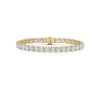 Honour Lab Grown Diamond Tennis Bracelet 18ct In ROX Luxury Packaging Tennis Bracelet Luxury Hallmarked Claw Set - Yellow Gold