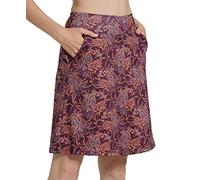 HonourSex Women Skorts Knee Length Skirts Causal Skorts Skirts with Pockets Golf Skirt Plus Size Skorts, Flower, M