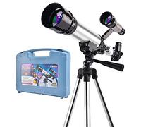HONPHIER Kids Beginner's 60mm Refractor Telescope with Adjustable Tripod - Portable & Perfect for Learning & Travel