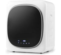 HONQGAO Portable 4kg Vented Tumble Dryer 800W Compact Clothes Dryer Machine with Smart Deodorize Mode, 4 Heat Temp, 6 Preset Timer Options, Stainless Steel Dru