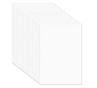 HONQX Shrink Plastic Sheets, 20 PCS Shrinky Dink Art Paper Sheets Shrinkies Dinks Film for Crafts Keychain Making 7.9 x 5.7 Inch