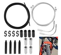 HONRIGO Dual-End Brake Cable Set, Universal Bike Shifter Kit, Inner Cable with 90° V Brake Manifolds, Compatible with Mountain & Road Bikes