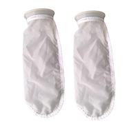 Honritone Nylon Mesh Filter Socks 4 Inch Ring 50 Micron - by 15 Inch Long - Aquarium Water Filter Bags - 2 Pack (50 Micron - 4 x 15 Inch)