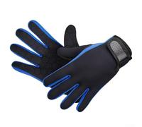 Honseadek 1.5mm Neoprene Thermal Wetsuit Gloves for Scuba Diving, Snorkeling, Surfing and Kayaking with Anti-Slip Grip and UV Protection in Cold Water Sports(blue M)