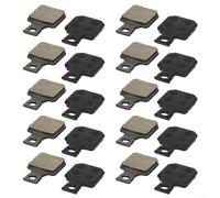 Honseadek 10 Pairs Disc Brake Pads for M5 M7 MT5 MT7 SH901, Resin for Semi-Metallic Bike Brake Pads, Compatible with for Magura, 2.95cm x 1.9cm x 0.36cm, Black