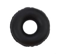 Honseadek 100Pcs Silicone Fishing Rig Rings for Wacky Rigging Worms, Carp Fishing Tackle Connectors with High Elasticity, 5 Sizes (1#-5#), Black(2#)