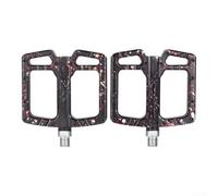 Honseadek 100x110mm Alloy Pedals 28 for studs High Grip 100x110mm Alloy | Extra-wide footrest, ideal for mountain and road cycling, enhanced stability, comfortable long rides