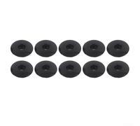 Honseadek 10PCS For Bike Headset Top Cap Aluminium Alloy Headset Cover for 28.6mm Front Fork(Black)
