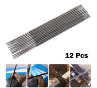 Honseadek 12 Pcs 4mm Round File for Chainsaw - Medium Tooth Double Cut Bearing Steel Woodworking Files, 25cm Length with Pointed Round Cross Section, Compatible with Wood Cutting Machines