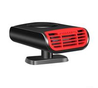 Honseadek 12V 150W Portable Car Heater for Defrost and Defog - Compact 12x7x4cm Automotive Interior Heating Device with Strong Airflow, Compatible