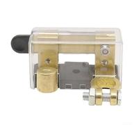 Honseadek 12V 24V Battery Disconnect Switch for Top Post Batteries, 250A Rated Current Cut Off Switch Compatible with Car RV Boat Truck - Mechanical Master Off Switch(A)