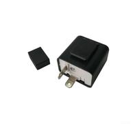 Honseadek 12V Adjustable LED Flasher Relay for Motorcycle Turn | Signals Blinker Compatible with - Manual for frequency Control 50 to 200 Flashes Min Robust ABS Build