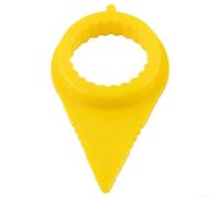 Honseadek 19Mm Yellow Wheel Nut Indicators, Visual Safety Markers For Trucks, Cars, Caravans, Trailers, Loose Wheel Nut Detection