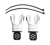 Honseadek 2-Pack Moldable Scuba Diving Regulator Mouthpiece, Food-Grade Silicone Bite with Anti-Leak Snorkeling and Diving, Customizable Fit Standard Regulators(White)