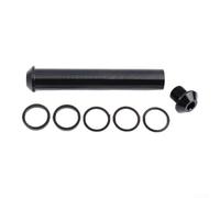 Honseadek 20Mm Thru Axle For 100X20Mm Front Hub, Purple Gold Red Black Bike Axle, Mtb Fork Thru Axle 20Mm, Lightweight Cycling Thru Axle 117Mm(Black)