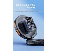 Honseadek 2MP Auto Focus Digital Microscope with 500x Magnification, Portable Foldable Design, 8 Adjustable LEDs for Inspection and Analysis