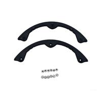 Honseadek 2pc Snowboard Edge Protector Bar - Curved Guard for Snowboard and Skateboard Deck, Anti-Wear Nose Strip Compatible with Skis Longboards(M)