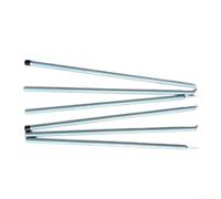 Honseadek 2pcs 1.6m/2m Telescopic Tarp Poles Awning Sun Shade Sail Pole for beach Canopy(pointed head 160cm)