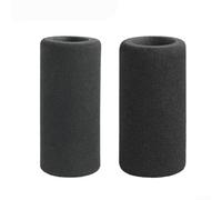 Honseadek 2Pcs Bike Cartridge Capsule Covers Sponge Protective Cases For 12G 16G Cylinders Black Sheath To Reduce Freezing Feeling During Inflation(16g)