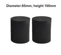 Honseadek 2PCS Foam Speaker Port Bungs 72x60mm To 100x100mm | Quality Open Cell Foam Material, For Rear Port Tuning In Tight Spaces, Reduce Boomy Bass Resonance, Black Color