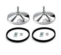 Honseadek 2pcs Table Football Having Foot Rubber Plus Base Anti-skid Foosball Table Stability for Stainless Leg Pads Machine Plus Steel Leveler Safety