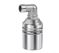 Honseadek 304 Stainless Steel Float Valve Water Level Controller Automatic Stop Switch for for Water Tanks Pools Solar Systems 9x5cm High Temperature Resistant