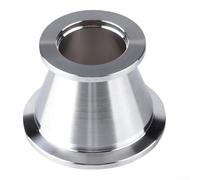 Honseadek 304 Stainless Steel KF16-KF25 Vacuum Tapered Reducer with Three Clip Flange Joint for KF Vacuum Pipe Connections and Industrial Applications