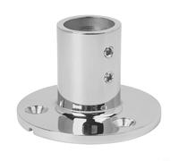 Honseadek 316 Stainless Steel Marine Base Round Handrail Yachts 22mm Pipe Deck Motorboats for Sailboats Fitting Bracket Resistant (90°)