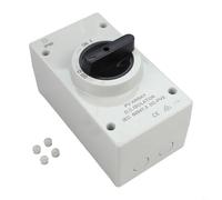 Honseadek 32A 4 Pole Rotary Solar Isolator Switch,1000VDC Photovoltaic Load Break Disconnect Switch,IP66 Rated Waterproof DC Isolation Switch,for Solar Panel Arrays